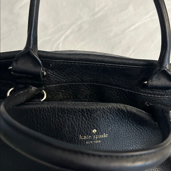 Kate Spade Black Pebbled Leather Satchel - Picture 3 of 3